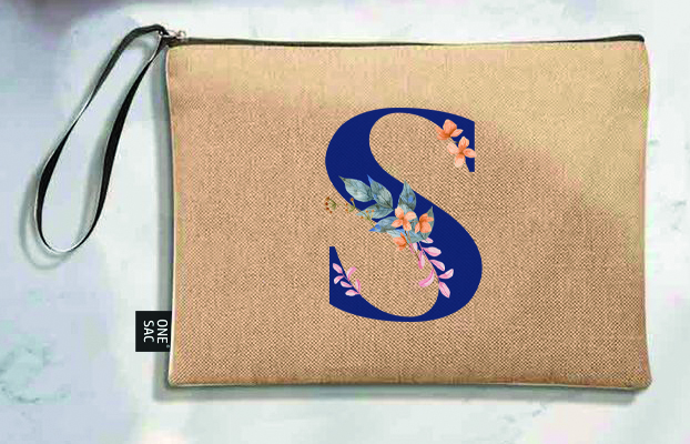 Sac à main Lettre F (Modèles variés) (25 × 18 × 1 cm)